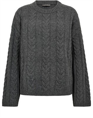 MMBryndis Crewneck Strik - Mockingbird